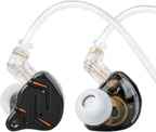 KZ ZST PRO X - Auriculares con monitor intrauditivo, 1BA 1DD híbrido con cable para juegos, sonido de graves profundos, HiFi IEM para juegos, música, video, cantante, músico, batería (sin micrófono