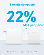Cargador para portátil Anker, compacto y plegable de 100W USB-C con cable de 5 ft