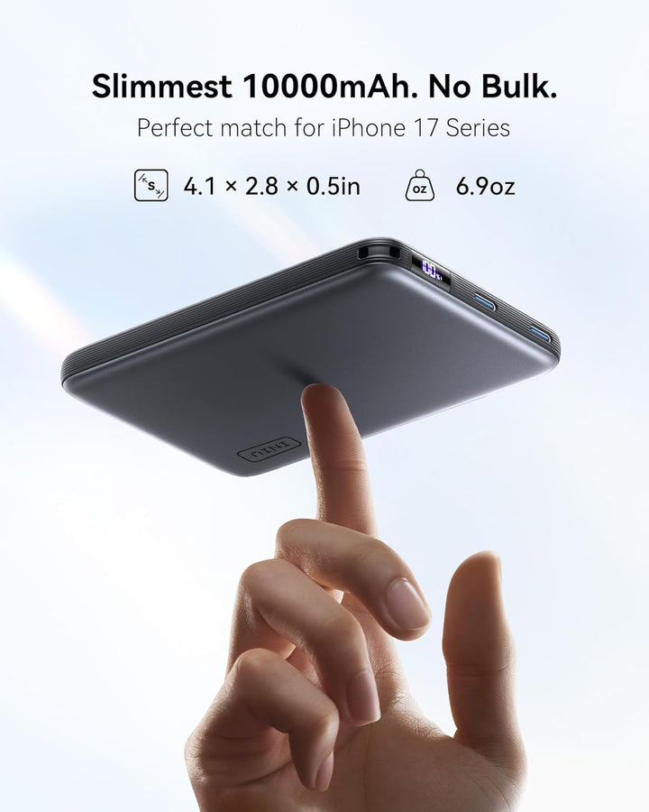 INIU para Magsafe Power Bank, Slimmest Qi2.2 certificado, cargador...