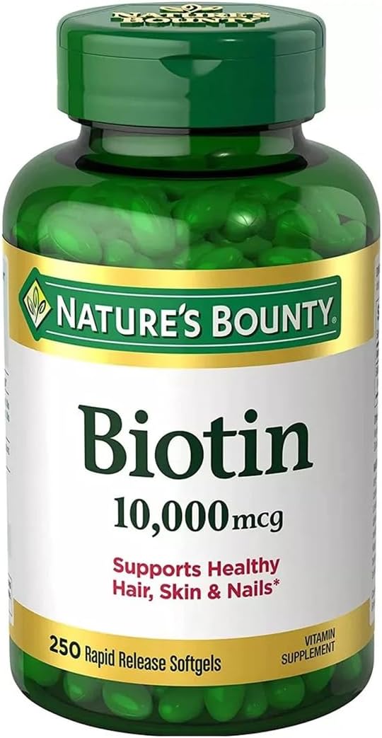 Nature's Bounty Biotina 10,000 mcg, 250 cápsulas blandas de lib...