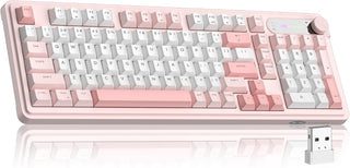 MageGee GK960 Teclado Inalámbrico, 98 Teclas Tri-Modo BT\/2.4G\/Tec...