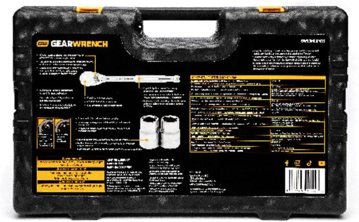 GEARWRENCH Juego de 185 herramientas manuales para mecánica - encas...