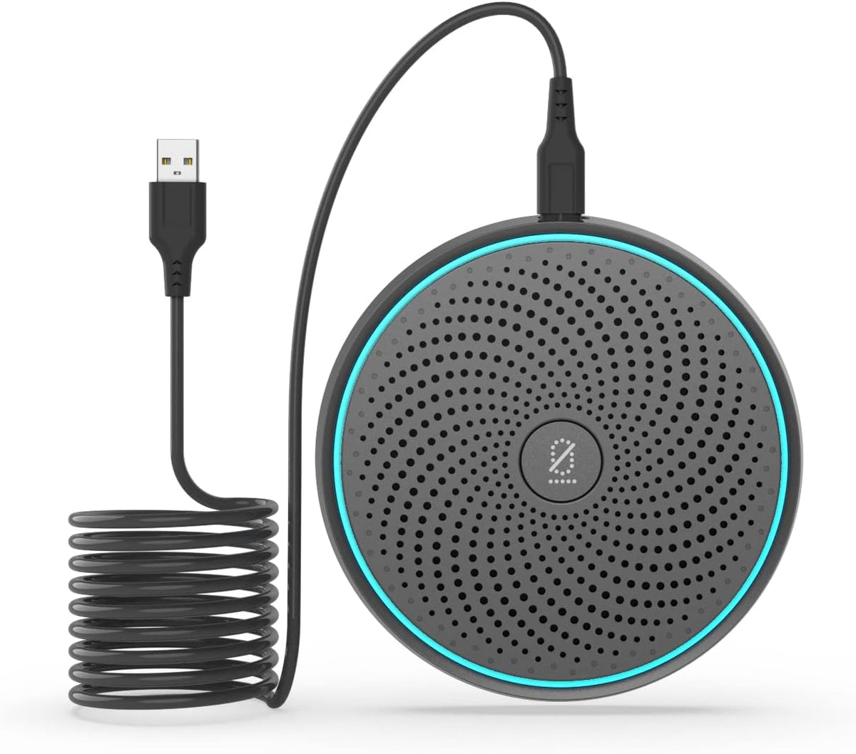 ANSTEN Micrófono USB de conferencia, micrófono omnidireccional de la PC del