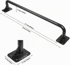 Barra de Tracción para Puerta Montada en Pared, Barra de Tracción Pesada para Entrenamiento de Fuerza en Marco de Puerta, Soporte para Viga o Montaje a Lustre de Perfiles, Construcción Sólida de Metal grueso, Soporta 500 lbs