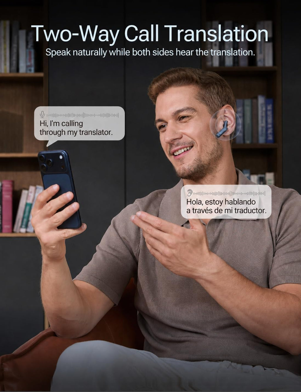 Timekettle W4 Plus Auriculares Traductores con IA, pastilla de conducción ósea