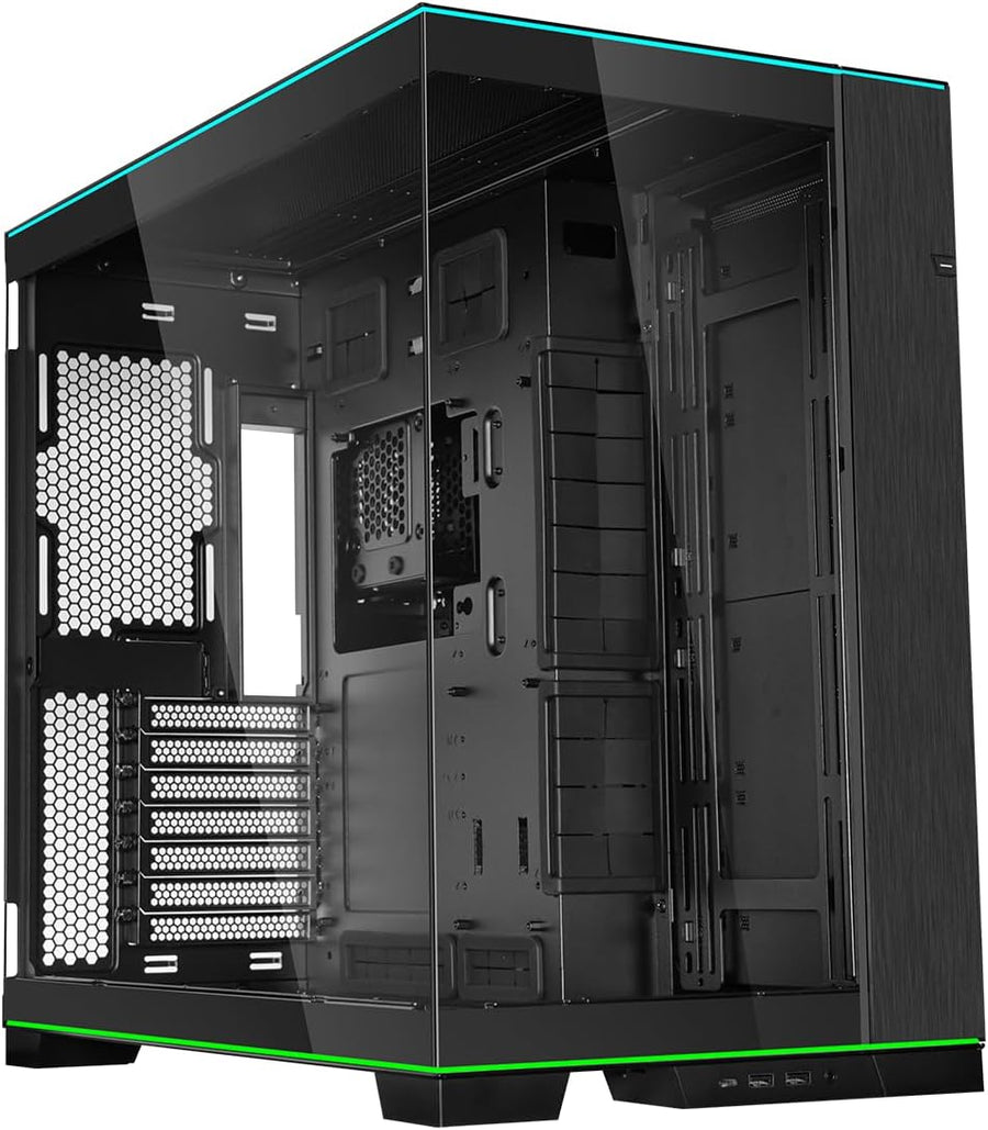 Lian Li O11D EVO RGB Negro E-ATX Caso, 16.535 in Rad, Vidrio Templa...