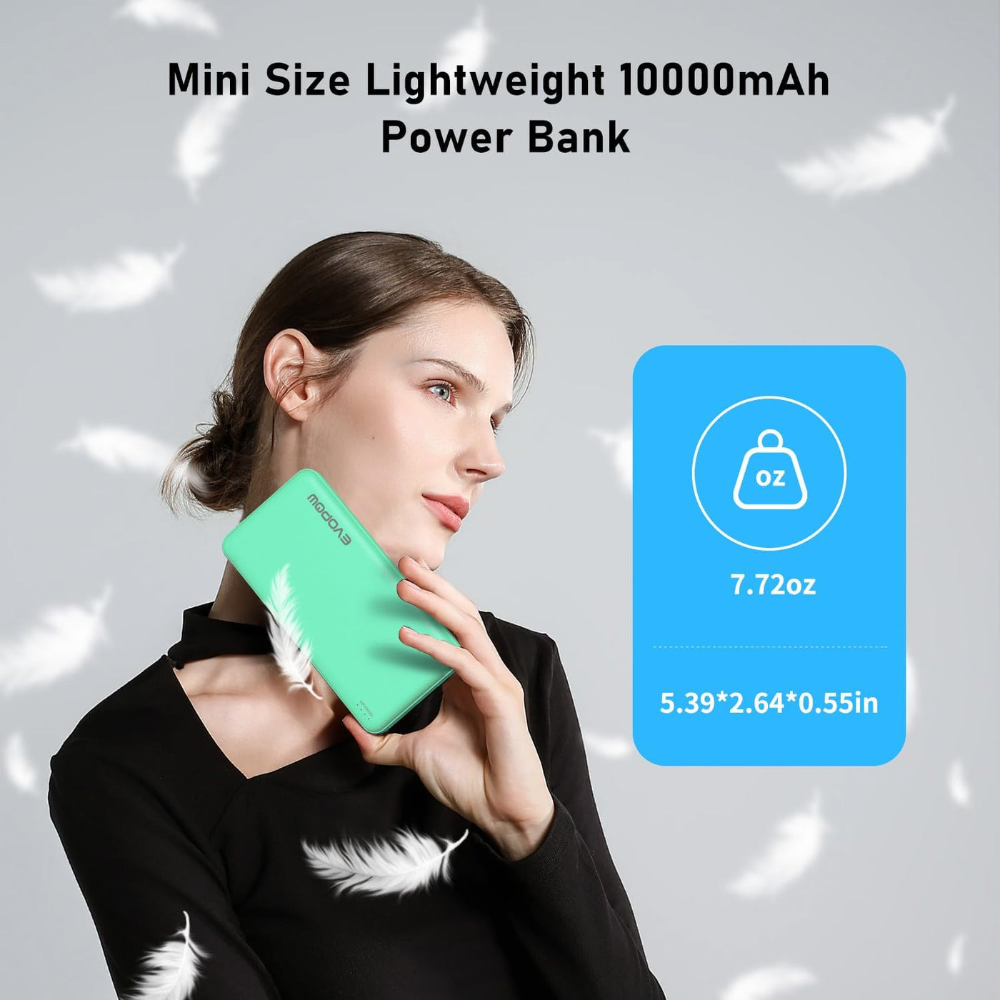 Cargador portátil, banco de energía 10000mAh, paquete de baterías,...
