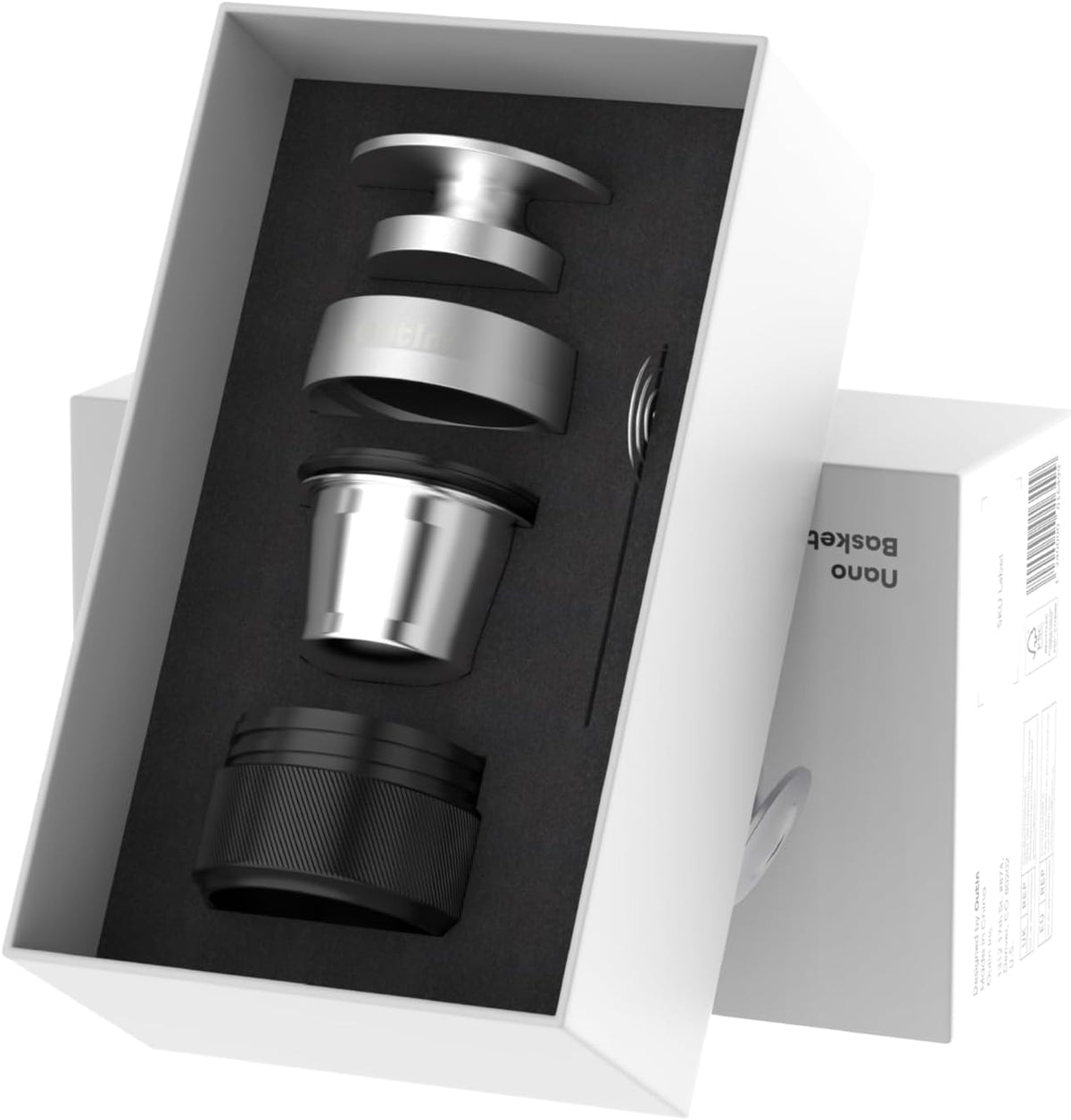 OutIn Juego completo Nano Máquina de espresso portátil con accesorios de doble disparo