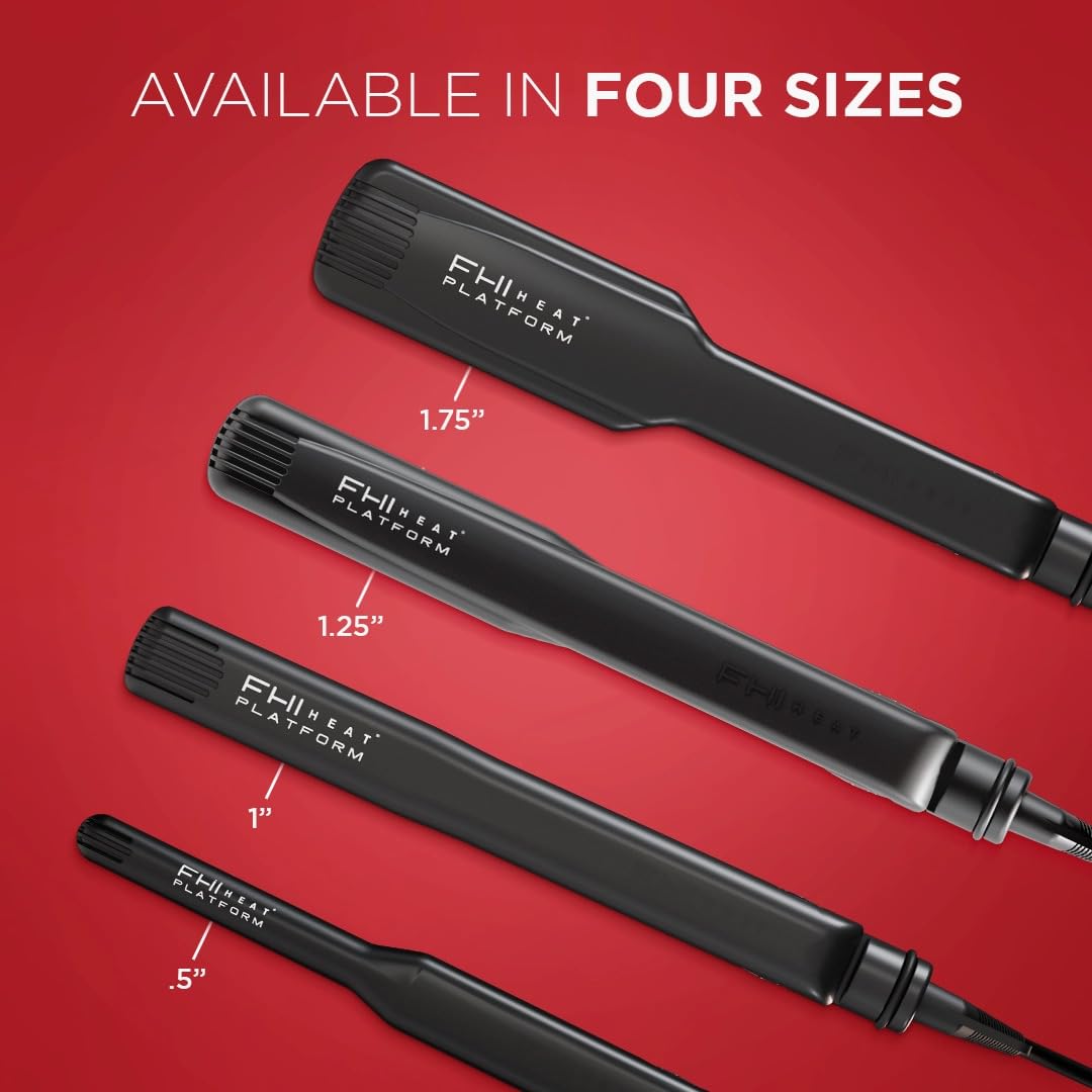 FHI HEAT Plancha de pelo de turmalina Platform Pro Styling para tod...