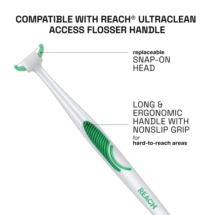 Cabezales de recambio para hilo dental Reach Ultraclean Access, men...