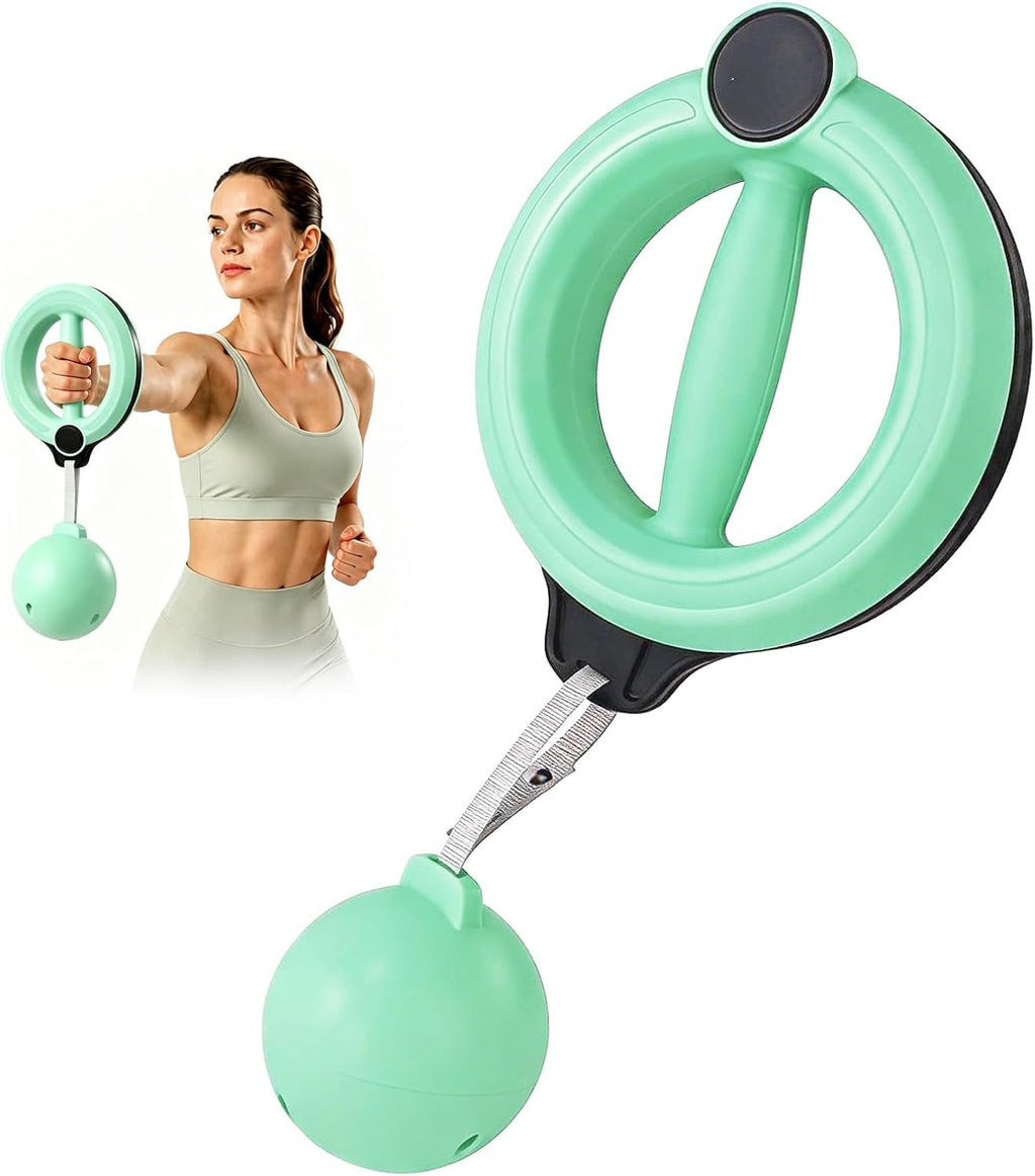 OurStarry Aro de entrenamiento de brazo para mujeres y hombres, entrenador de antebrazo con manivela de 360 grados, ejercitador de hombros y pecho para entrenamiento de muñeca y parte superior del