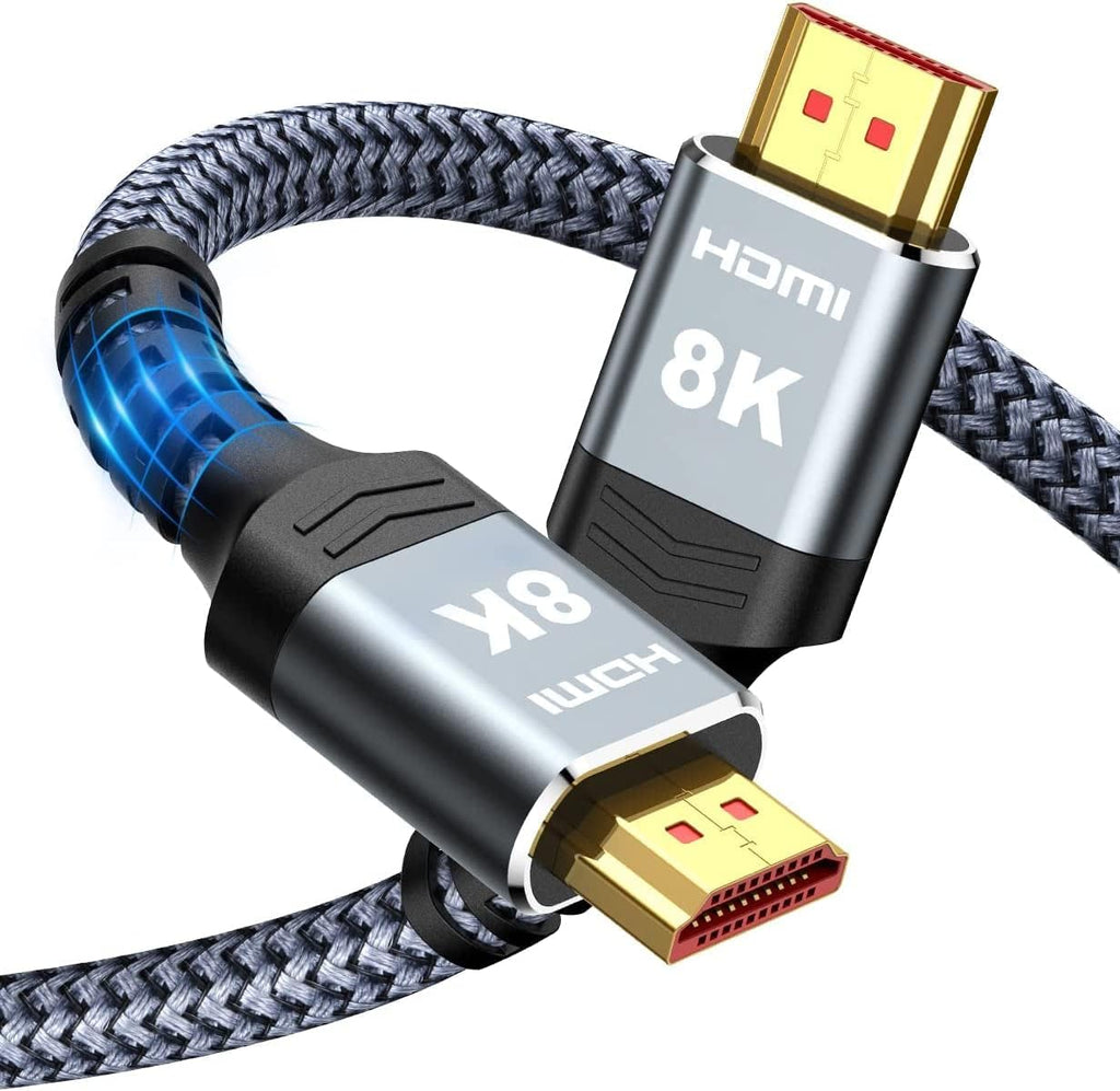 Highwings Cable HDMI largo 8K de 25 pies, 48 Gbps, cable para juegos de