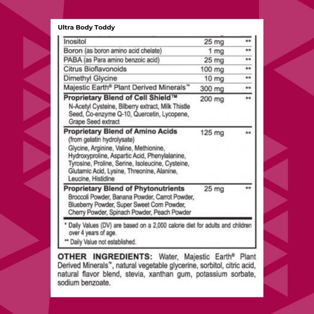 Youngevity Ultra Body Toddy - Suplemento mineral multivitamínico de...