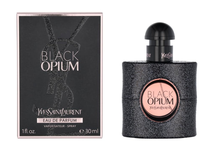 Yves Saint Laurent Black Opium Eau De Parfum Spray para mujer, 1 onza