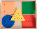 Juego de juguetes de madera con cuentas y cordones de cuerda con bandeja, juego educativo de hilo para el desarrollo de habilidades motoras finas, tarjetas de cordones para niños pequeños de 1 a 3,