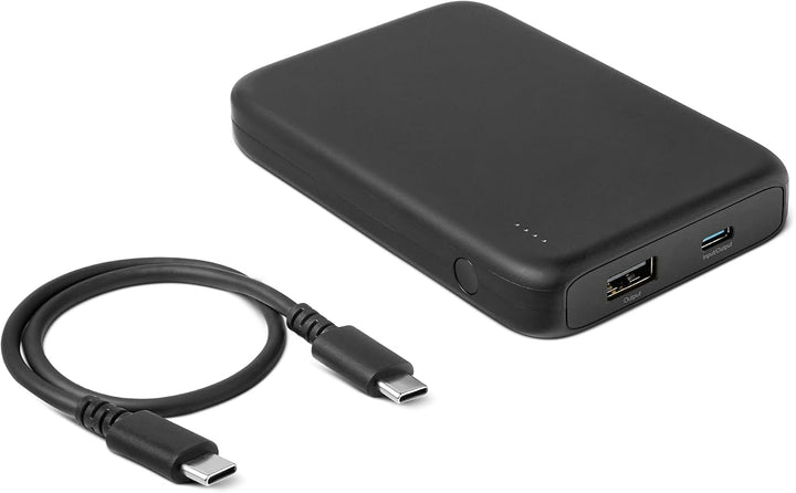 Amazon Basics Cargador portátil delgado con pantalla LED, 10.000 mA...
