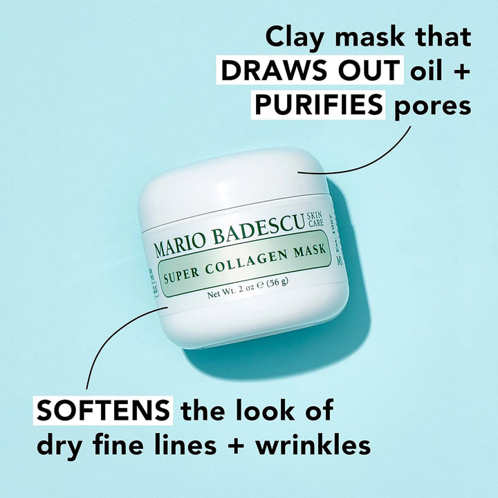 Mario Badescu Máscara facial de arcilla para hombres y mujeres, min...