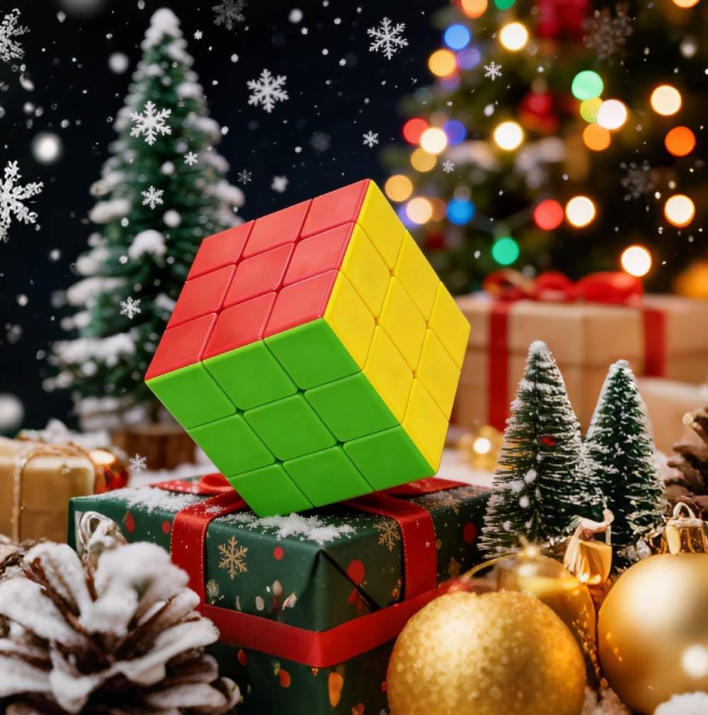 Big 3x3 Speed Cube Pro, Cubo 3x3 Grande Juguete Regalo para Niños Adultos Rompecabezas Mental