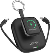 Cargador portátil pequeño de 5000mAh, cargador inalámbrico mini par...