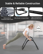 Equipo de abdominales para abdominales, rodillo abdominal, dispositivo asistente para sentarse, máquinas de entrenamiento abdominal para ejercicio en casa, fuerza central, negro