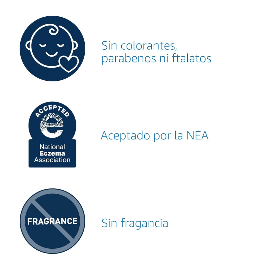 CeraVe Jabón y Champú para Bebés, Sin Fragancia, Parabenos y Sulfat...