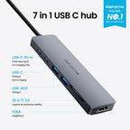 31.5'' USB C Hub Multiport adaptador HDMI 4K para MacBook Neo, iPad