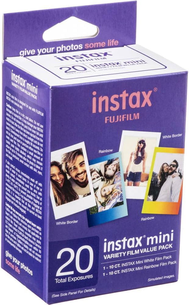 FUJIFILM INSTAX MINI Instant Film Variety Value Pack (20x5 Exposure...