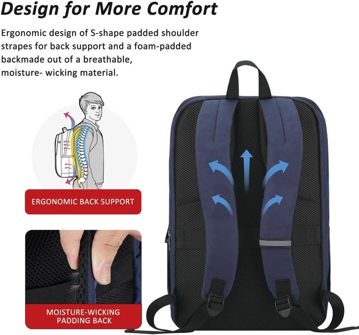 MAXTOP Mochila de almacenamiento profundo para computadora portátil...