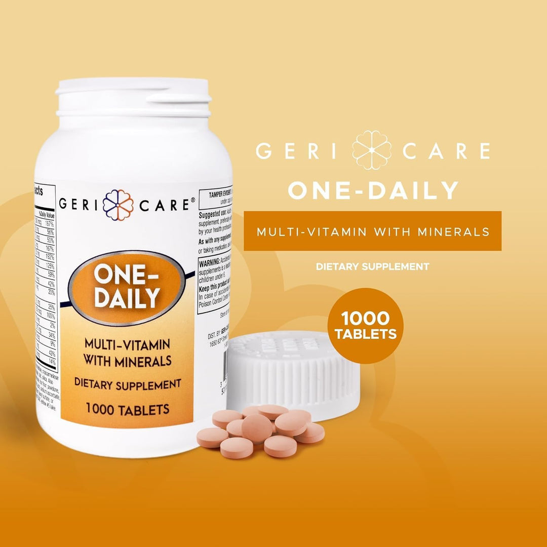 GeriCare Multivitamínicos diarios con minerales para hombres y muje...