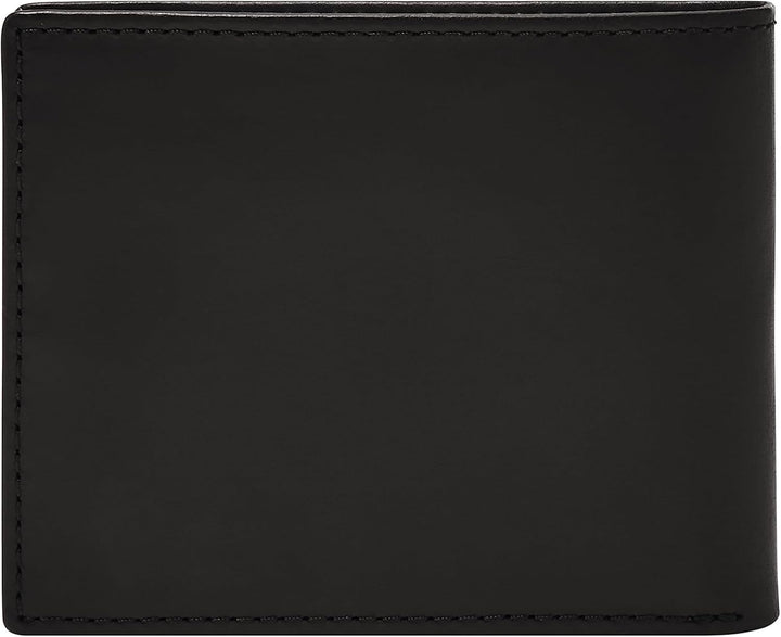 Cartera Fossil para hombre, de piel, plegable, con bloqueo RFID y v...