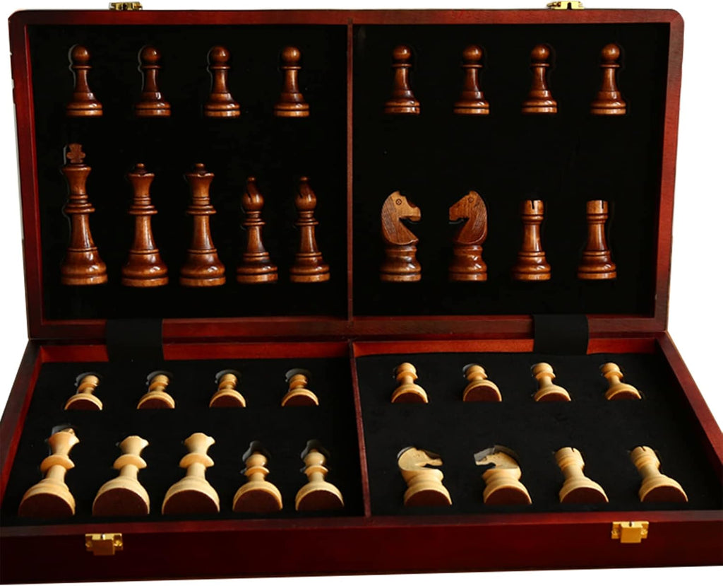 Juego de ajedrez de madera extra grande de 20" para adultos 4.5" King