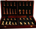 Juego de ajedrez de madera extra grande de 20" para adultos 4.5" King