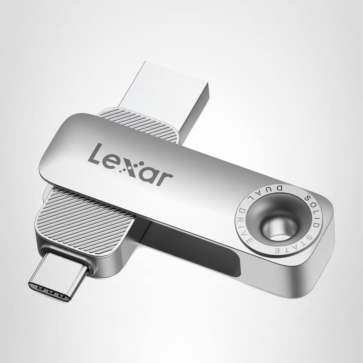 Lexar Unidad dual de estado sólido D50E de 256 GB, unidad flash USB...