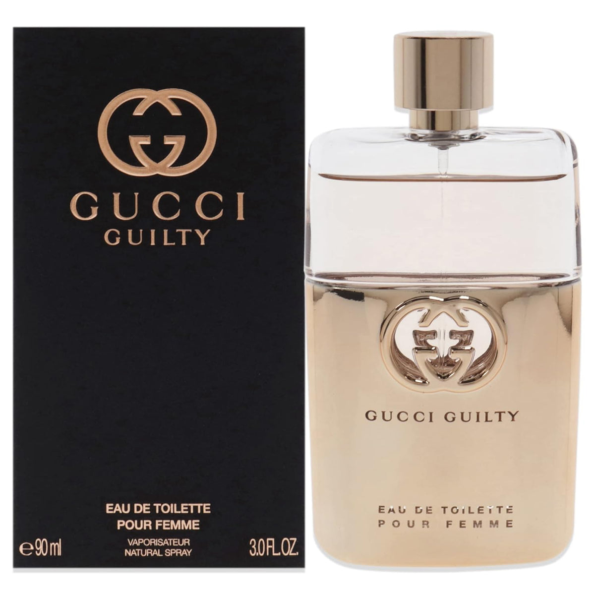 Gucci Guilty Eau De Toilette Spray para mujer, 3 onzas líquidas