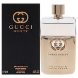 Gucci Guilty Eau De Toilette Spray para mujer, 3 onzas líquidas