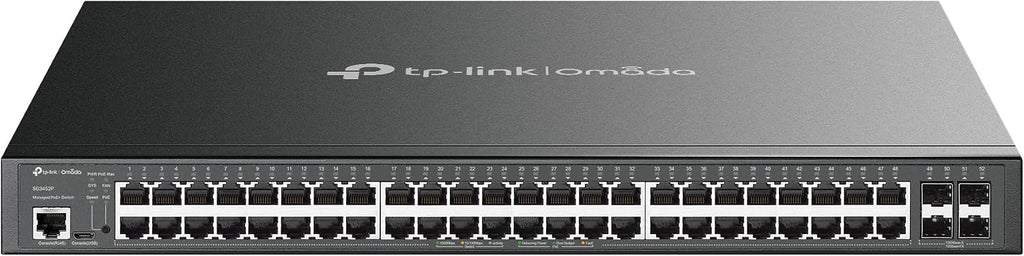 TP-Link TL-SG3452P | Switch PoE gestionado Gigabit L2+ de 48 puertos | 48