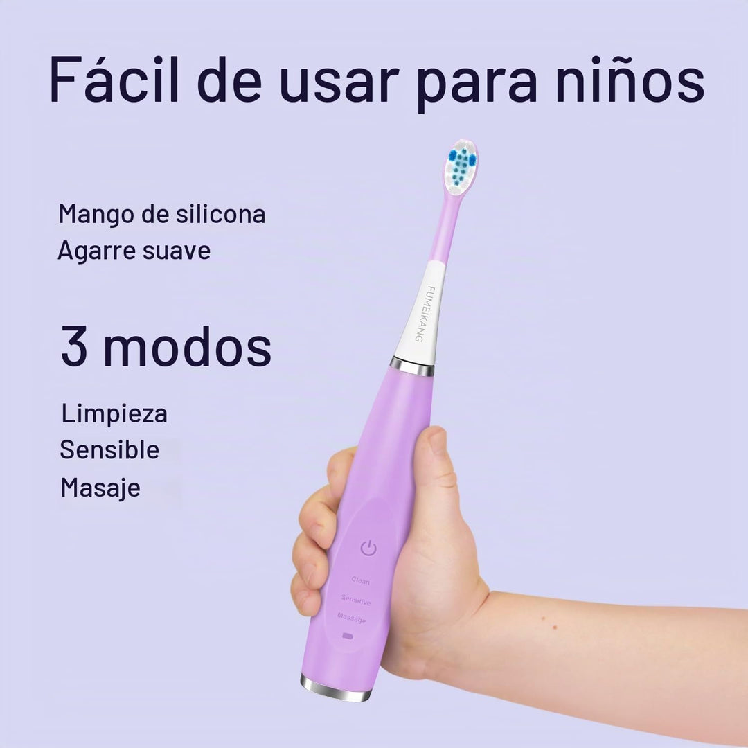 FUMEIKANG Cepillos de dientes eléctricos para niños, cepillo de die...