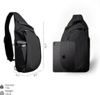 ALPAKA Metro Crossbody y bolsa con cremallera Pro – 7.5L bolsa cruzada para hombre, mochila bandolera – Se adapta a tablet de 11 pulgadas con cremallera YKK – Cartera delgada con cremallera con