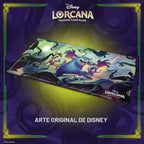 Ravensburger Disney Lorcana TCG Playmat con Mike Wazowski, Sulley y Boo en el ataque de la vid! - Protege las tarjetas - Juego versátil, escritorio o alfombrilla de mouse - Adecuado para mayores de 8