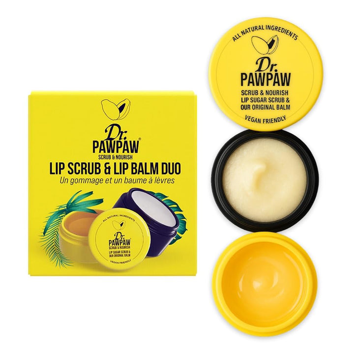Dr. PawPaw - Exfoliante Labial y Bálsamo Labial Dúo - Bálsamo Labia...
