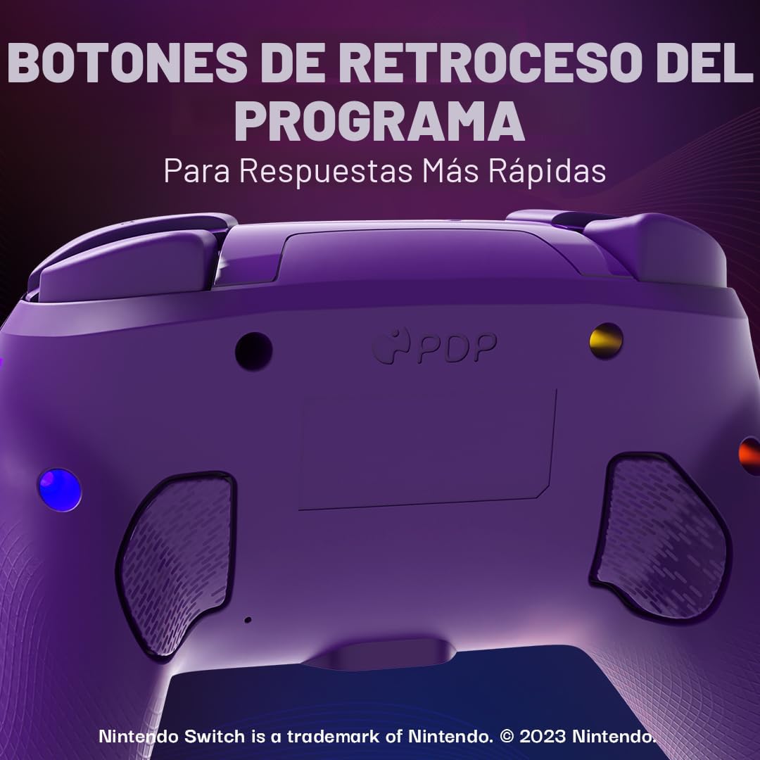 PDP Gaming Afterglow Wave Wireless Nintendo Switch Pro Controller -...