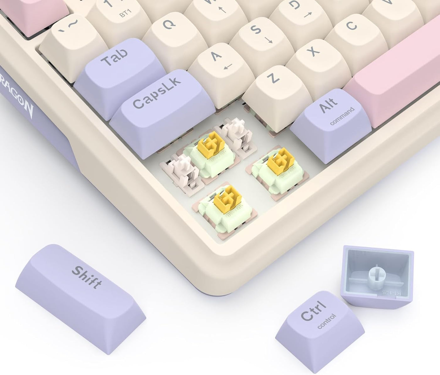 Redragon K768 PRO Teclado inalámbrico de 98 teclas para juegos, pan...