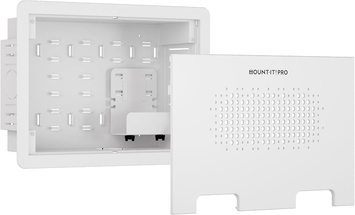 Mount-It PRO - Caja empotrable para medios de TV de 9 pulgadas