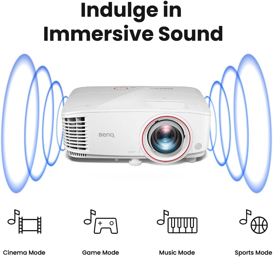 BenQ TH671ST | Proyector para juegos de corto alcance de 1080p | Mo...