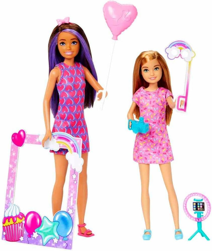 Barbie Celebration Fun Birthday Skipper y Stacie Doll 2 unidades