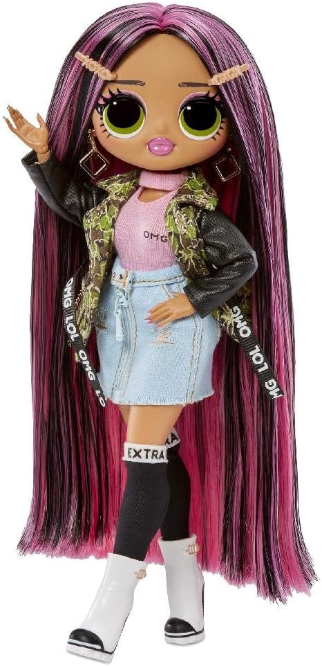 L.O.L. Surprise! OMG World Travel™ City Babe - Muñeca de moda con 15 sorpresas, incluyendo atuendo, accesorios de viaje y juego reutilizable, gran regalo para niñas a partir de 4 años