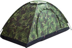 Sutekus Tienda de campaña con patrones de camuflaje para acampar, tienda de campaña para mochileros 【Equipo para exteriores】