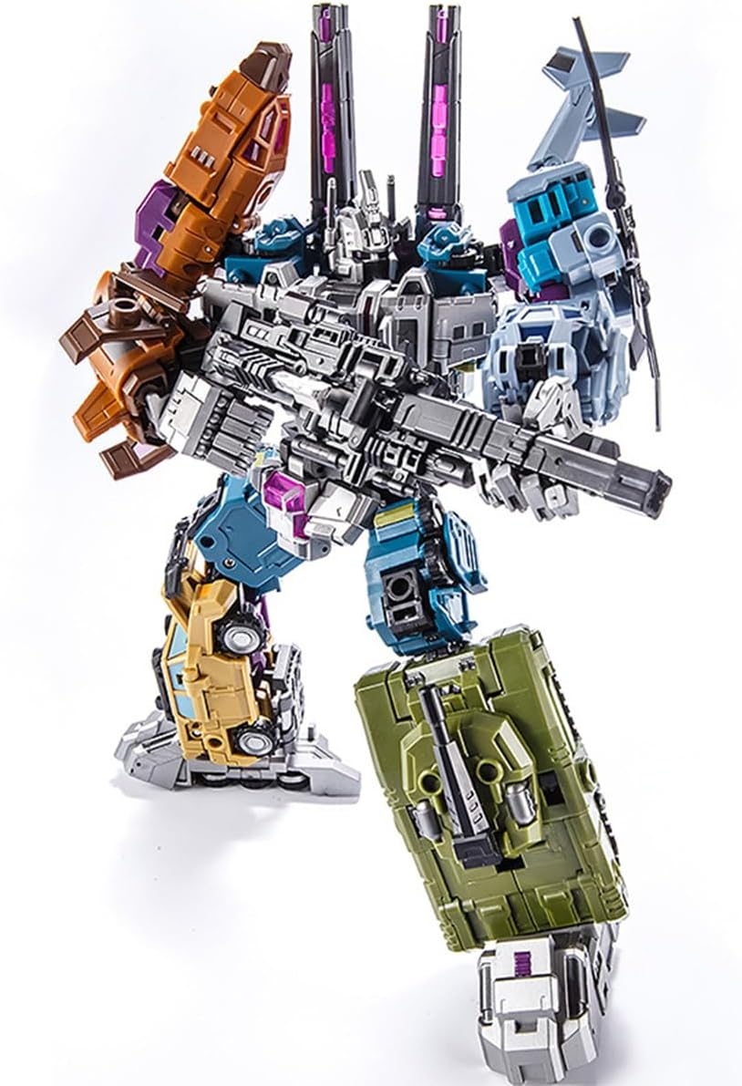 Juguetes de Deformación Combinador Set 5 en 1 Figura de Acción de Anime a Pequeña Escala Modelo de Robot Regalo para Adultos y Niños