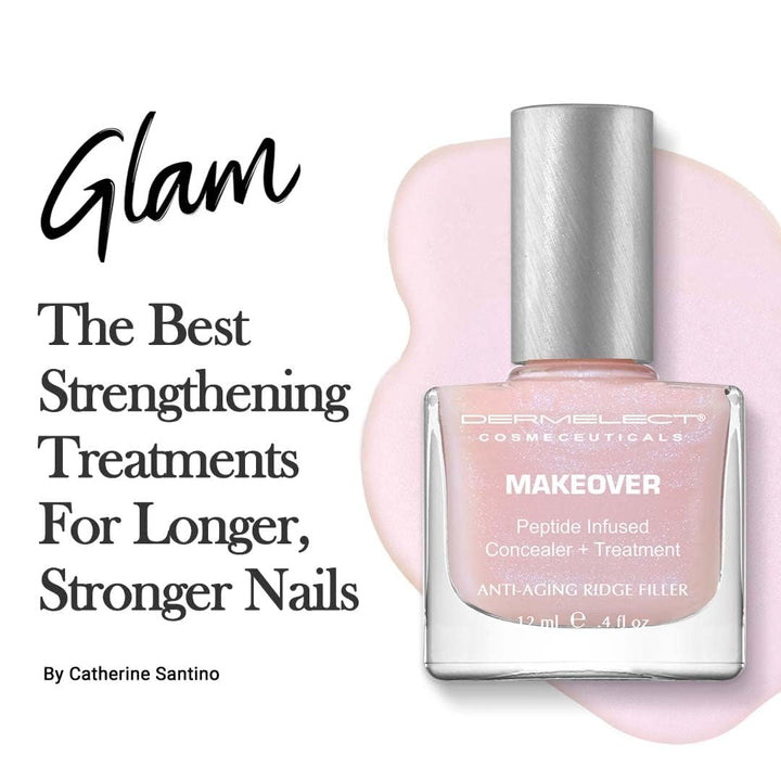 Dermelect Makeover Ridge Filler - Tratamiento para uñas galardonado...