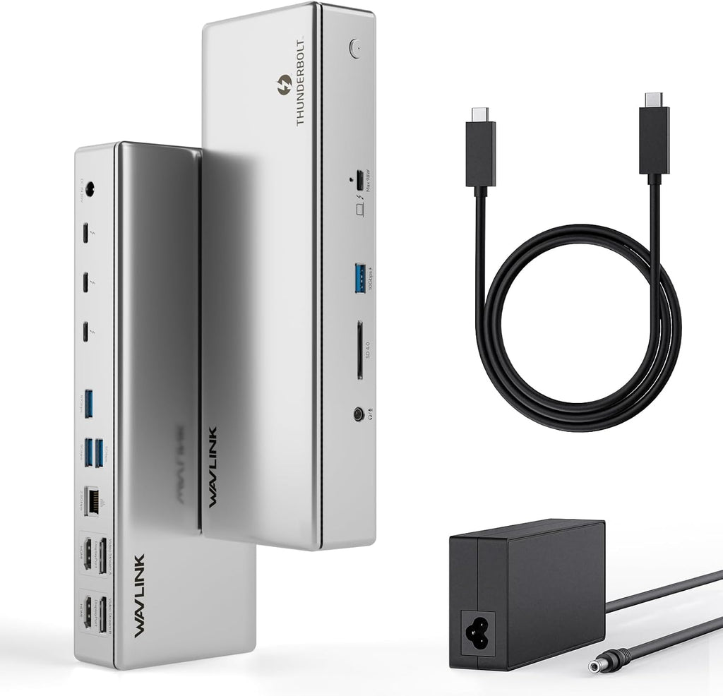 WAVLINK Tecnología de integración Thunderbolt 4, TB4 y DisplayLink